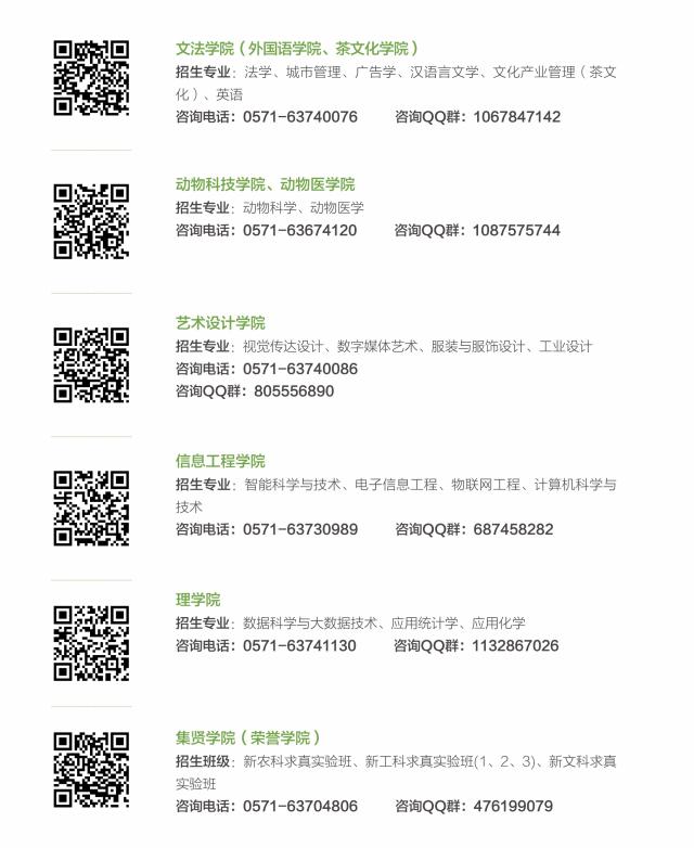 浙江农林大学年招生咨询方式 不断更新 浙江农林本科招生网